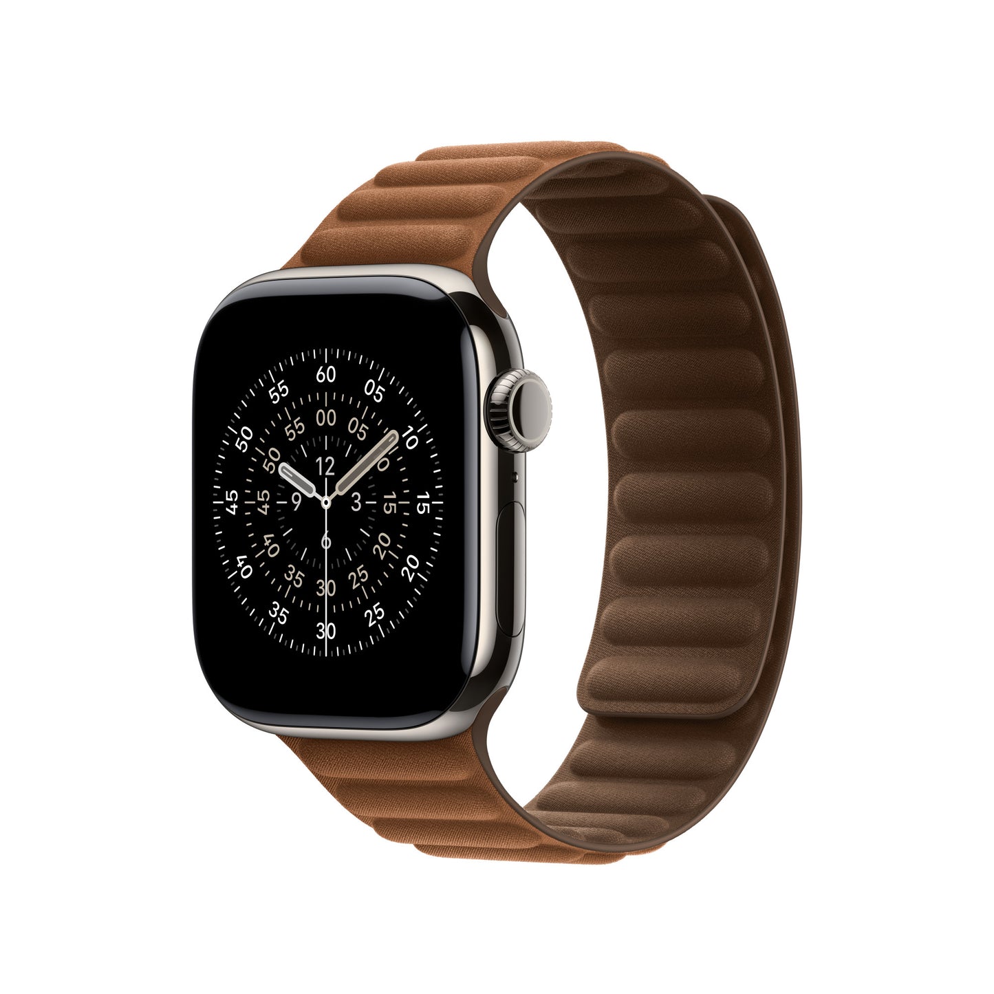 Apple • Bracelet à maillons magnétique Caramel 42 mm - S/M