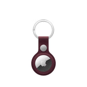 Porte‑clés en tissage fin AirTag - Bordeaux
