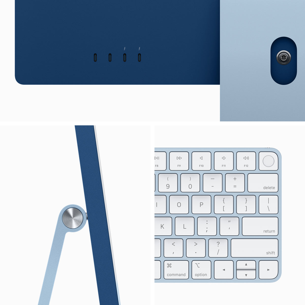 *OCCASION* iMac 24" M3 8C/8GB/256GB/GPU 10C • Français Touch ID • Bleu