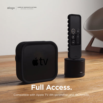 ELAGO R3 • Coque pour Apple TV Siri Remote 1Gen • Noir