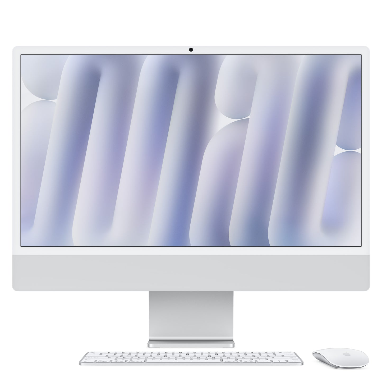iMac 24 pouces avec écran Retina 4,5K: Puce Apple M4 avec CPU 10 cœurs et GPU 10 cœurs, 256 Go SSD - Argent