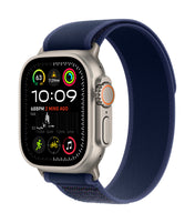 Apple Watch Ultra 2 • Naturel • 49 mm • Boucle Trail Bleu • M/L