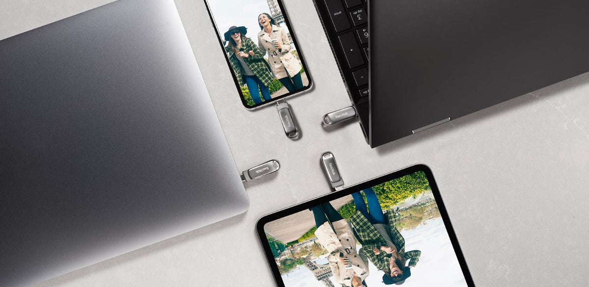 SanDisk Dual USB Drive Luxe USB-C • 128GB