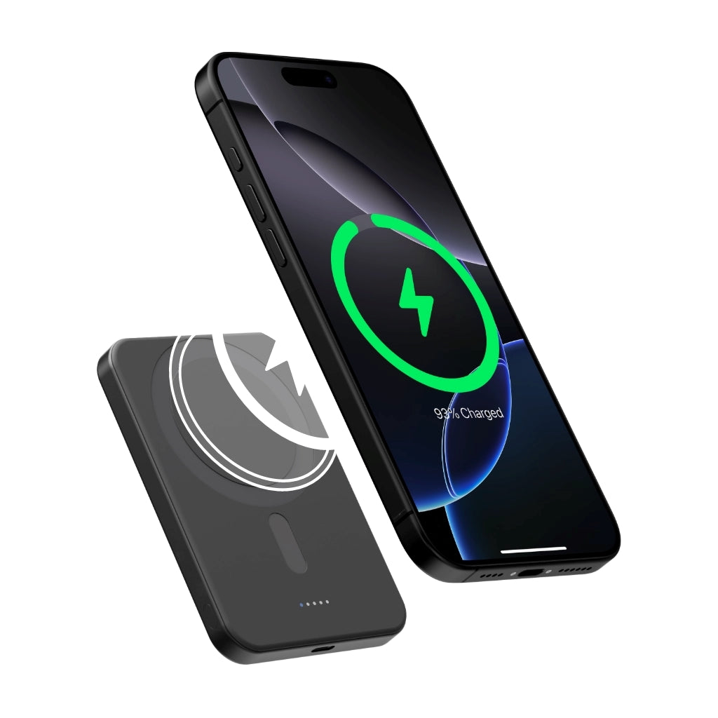 Pitaka Magnetic Power Bank Qi2 5K • Black/Grey