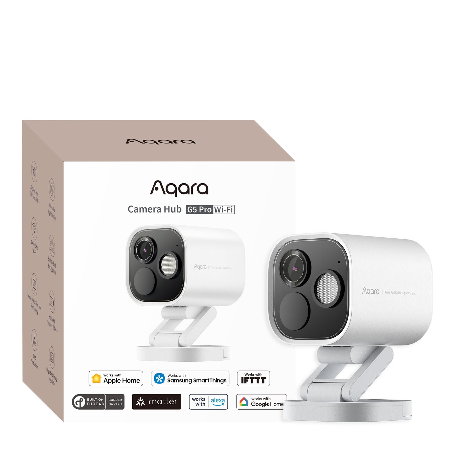 Aqara Camera Hub G5 Pro Wi-Fi • Blanc