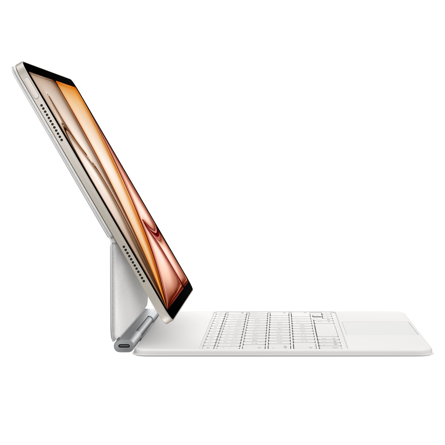 iPad Air 13" M3 • Magic Keyboard • Suisse-Français • Blanc