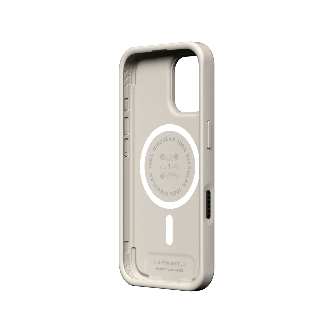 Rhinoshield Coque SolidX pour iPhone 17 Beige Coquillage