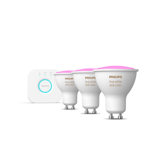 Philips Hue (GU10) White and Color ambiance • Kit de démarrage