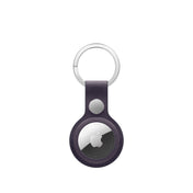 Porte-clés en tissage fin AirTag - Violet nuit