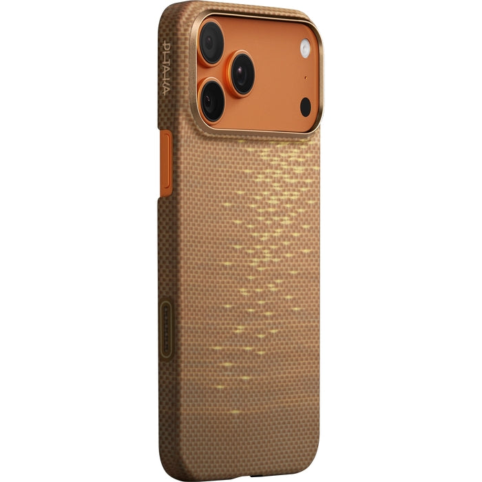 Pitaka Ultra Slim Case for iPhone 17 Pro Max • Golden Glint