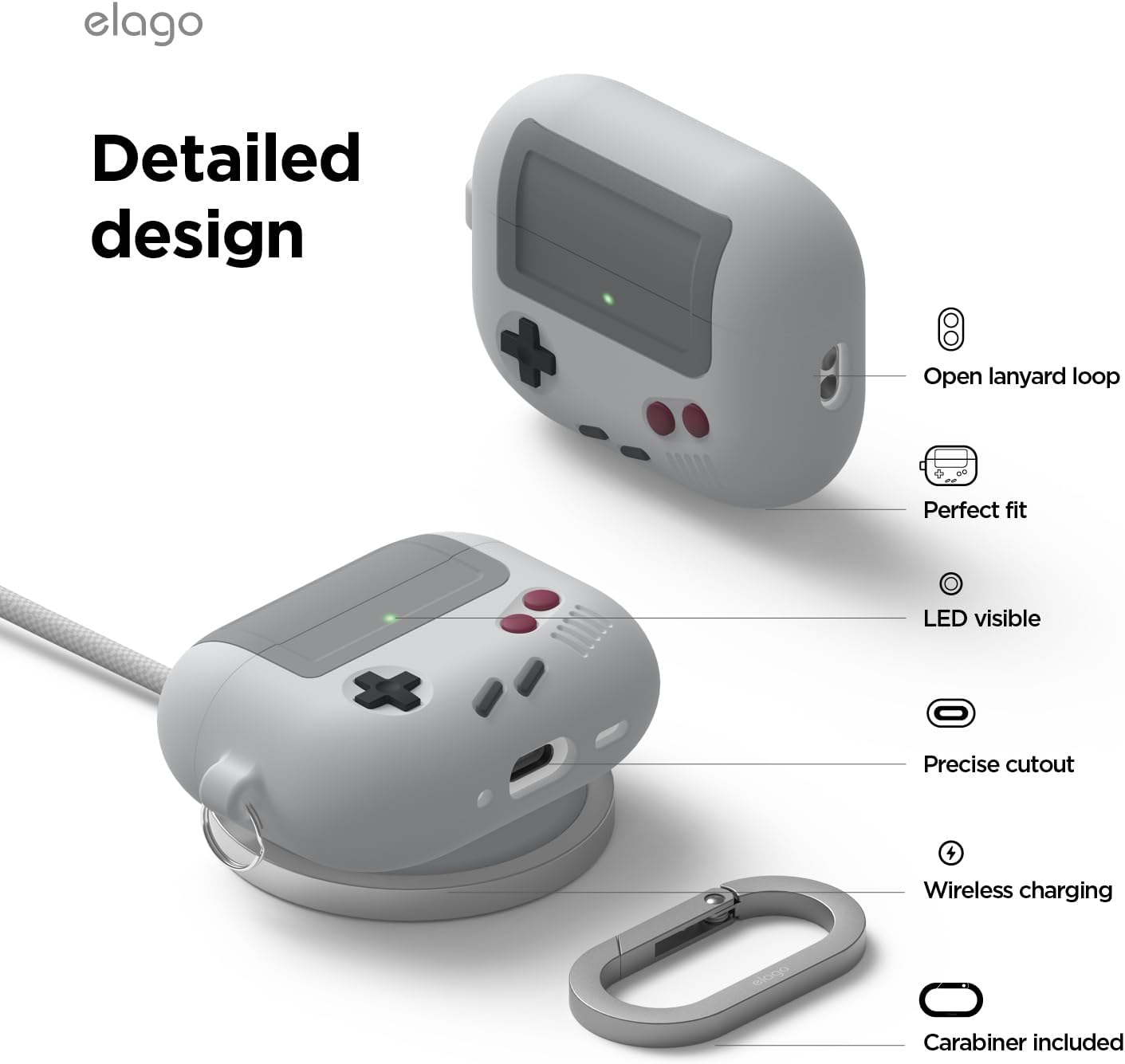 Elago • Coque AW5 Hang • AirPods Pro 3