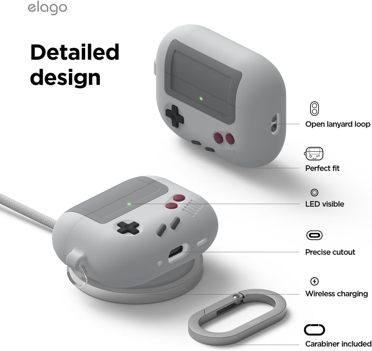 Elago • Coque AW5 Hang • AirPods Pro 3