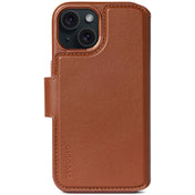 Decoded • Etui Portefeuille amovible pour iPhone 15 Plus • Brun