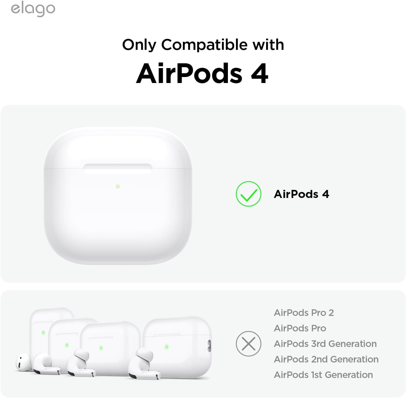 ELAGO Airpods 4 Coque Retro Gaming