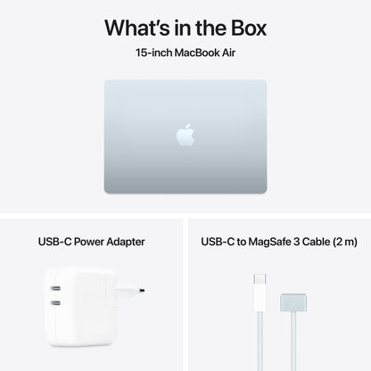 MacBook Air 15" M4 10C/16GB/512GB/GPU10C • Français • Bleu Ciel