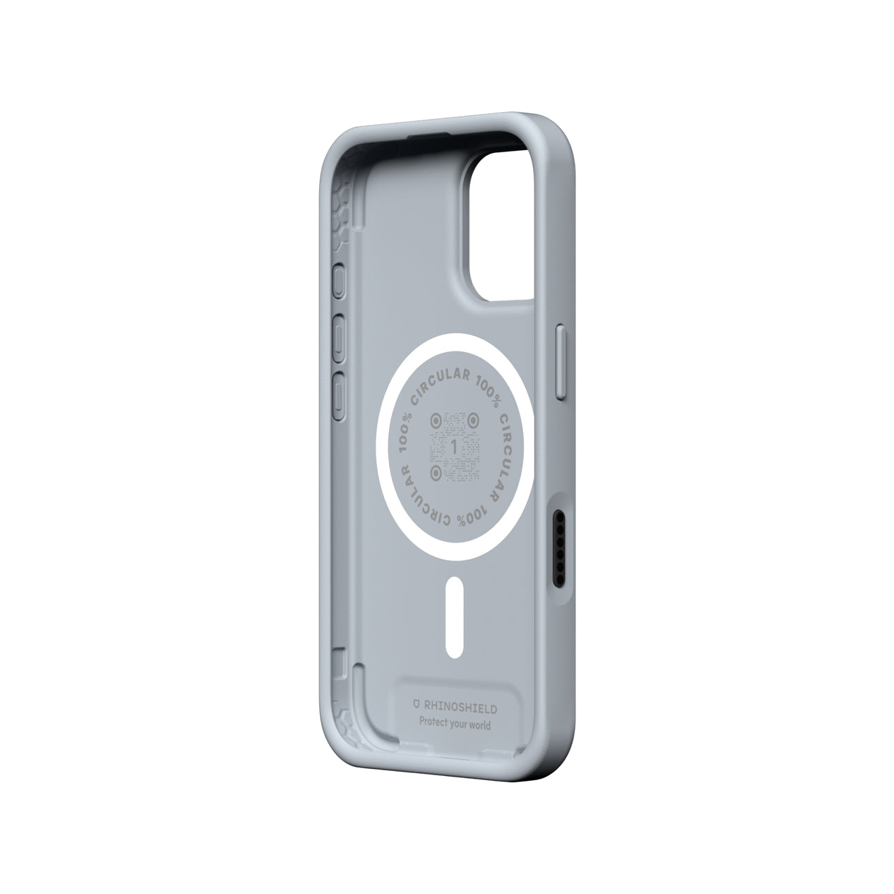 Rhinoshield Coque SolidX pour iPhone 17 • Gris Argent