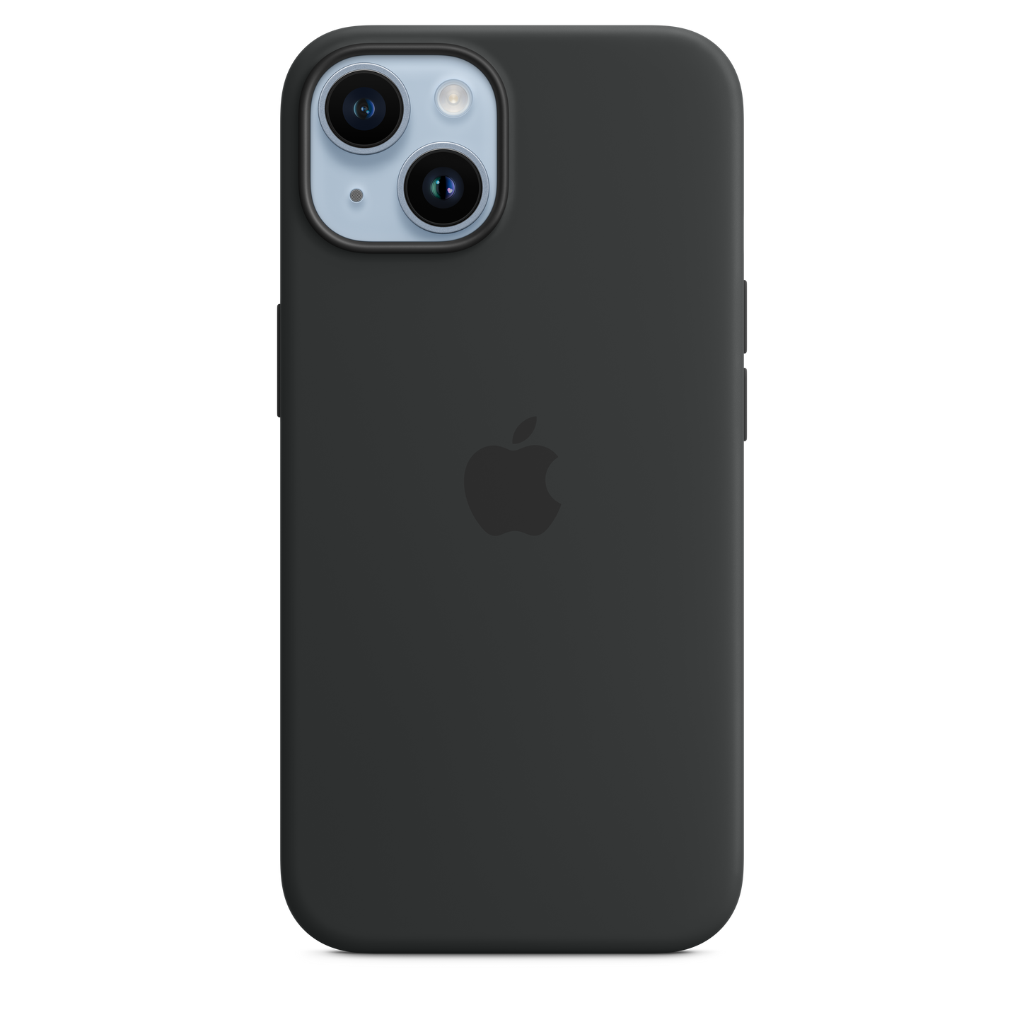 Coque en silicone avec MagSafe pour iPhone 14 - Minuit