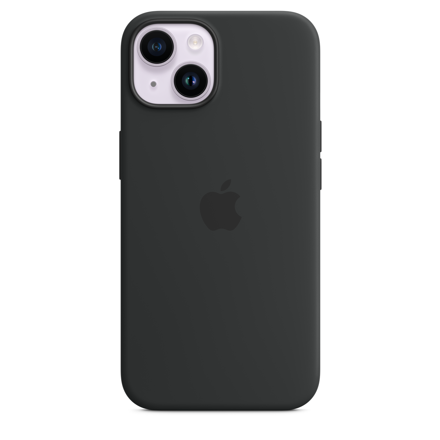 Coque en silicone avec MagSafe pour iPhone 14 - Minuit