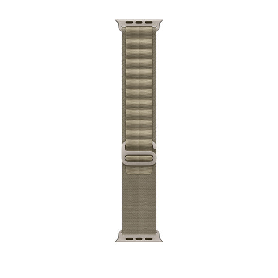 Apple Boucle Alpine pour Apple Watch 49mm • Olive • Taille S