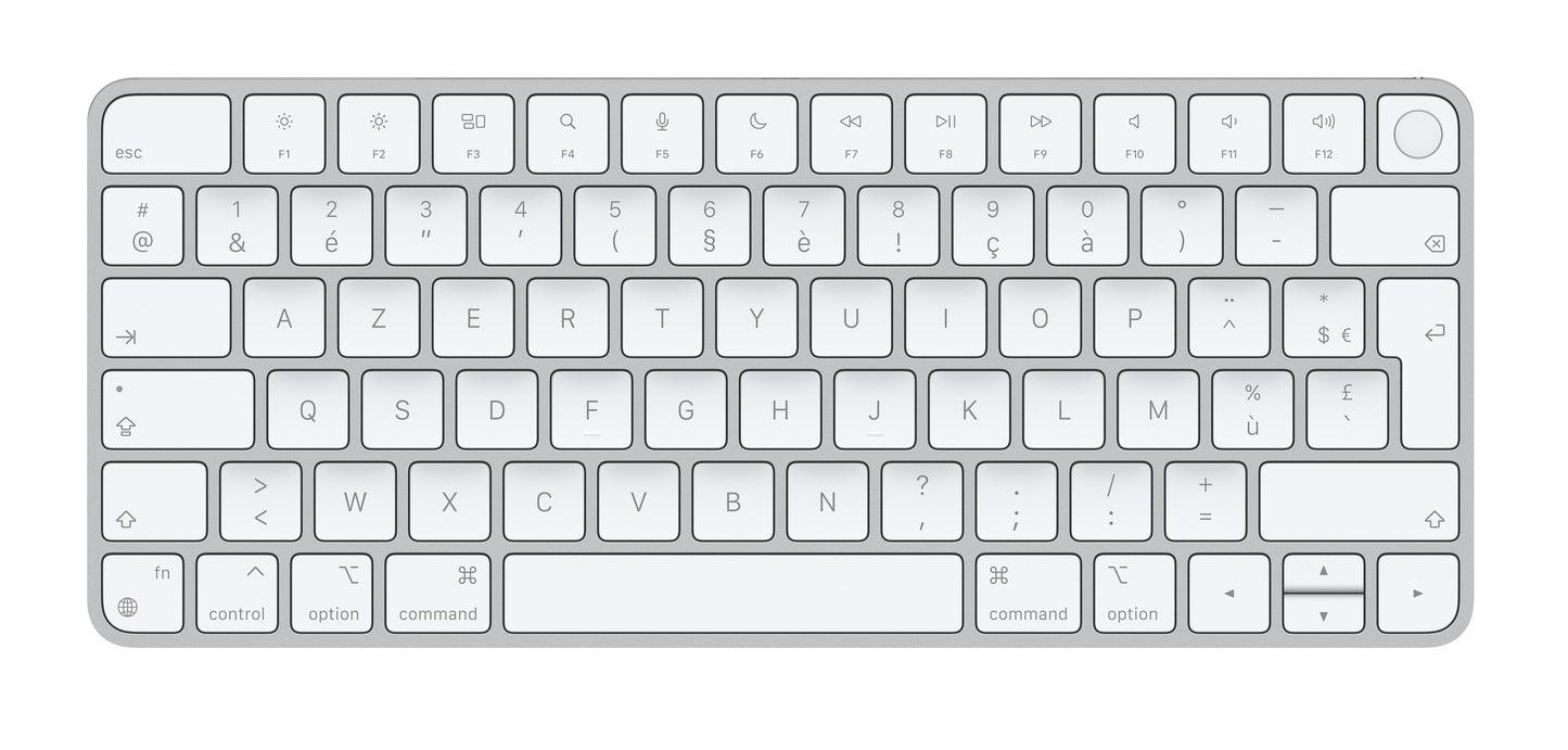 Apple Magic Keyboard avec Touch ID • Français • Blanc