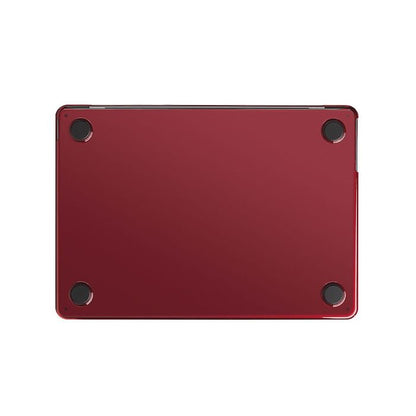 Aiino Shell Glossy Coque de protection pour MacBook Air 13" M2/M3/M4 • Rouge