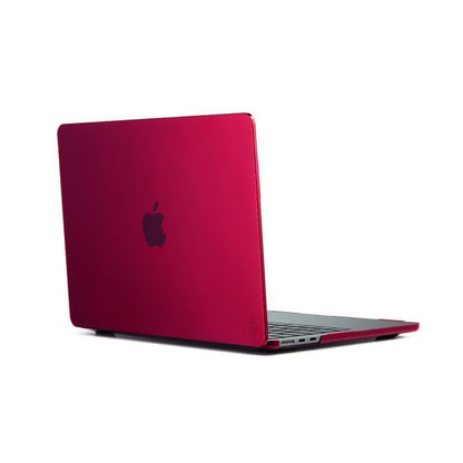 Aiino Shell Glossy Coque de protection pour MacBook Air 13" M2/M3/M4 • Rouge