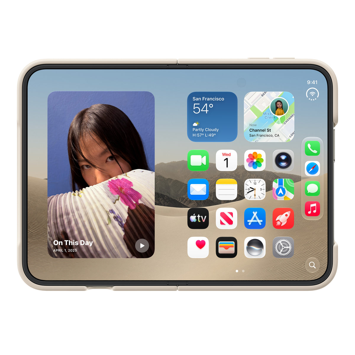 Coque pour iPhone Duo - Sable