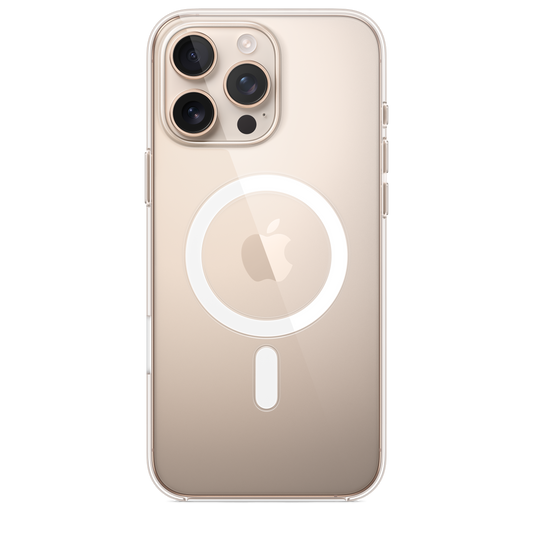 Apple Coque transparente avec MagSafe pour iPhone 16 Pro Max