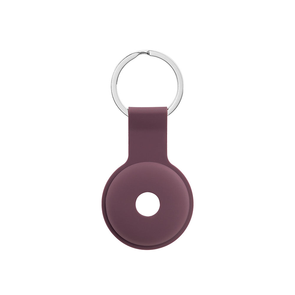 Lineheart GiGiTag • Etui porte-clé pour Airtag • Rouge Bordeau