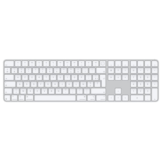 Apple Magic Keyboard Numérique avec Touch ID • Français • Blanc (USB-C)