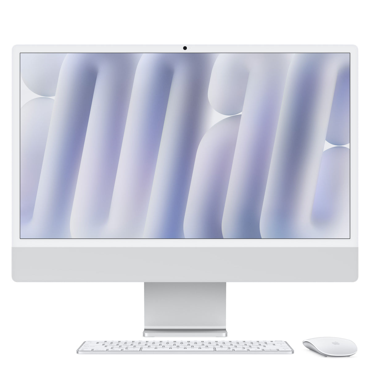 iMac 24 pouces avec écran Retina 4,5K: Puce Apple M4 avec CPU 10 cœurs et GPU 10 cœurs, 256 Go SSD - Argent