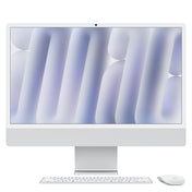 iMac 24 pouces avec écran Retina 4,5K: Puce Apple M4 avec CPU 10 cœurs et GPU 10 cœurs, 256 Go SSD - Argent