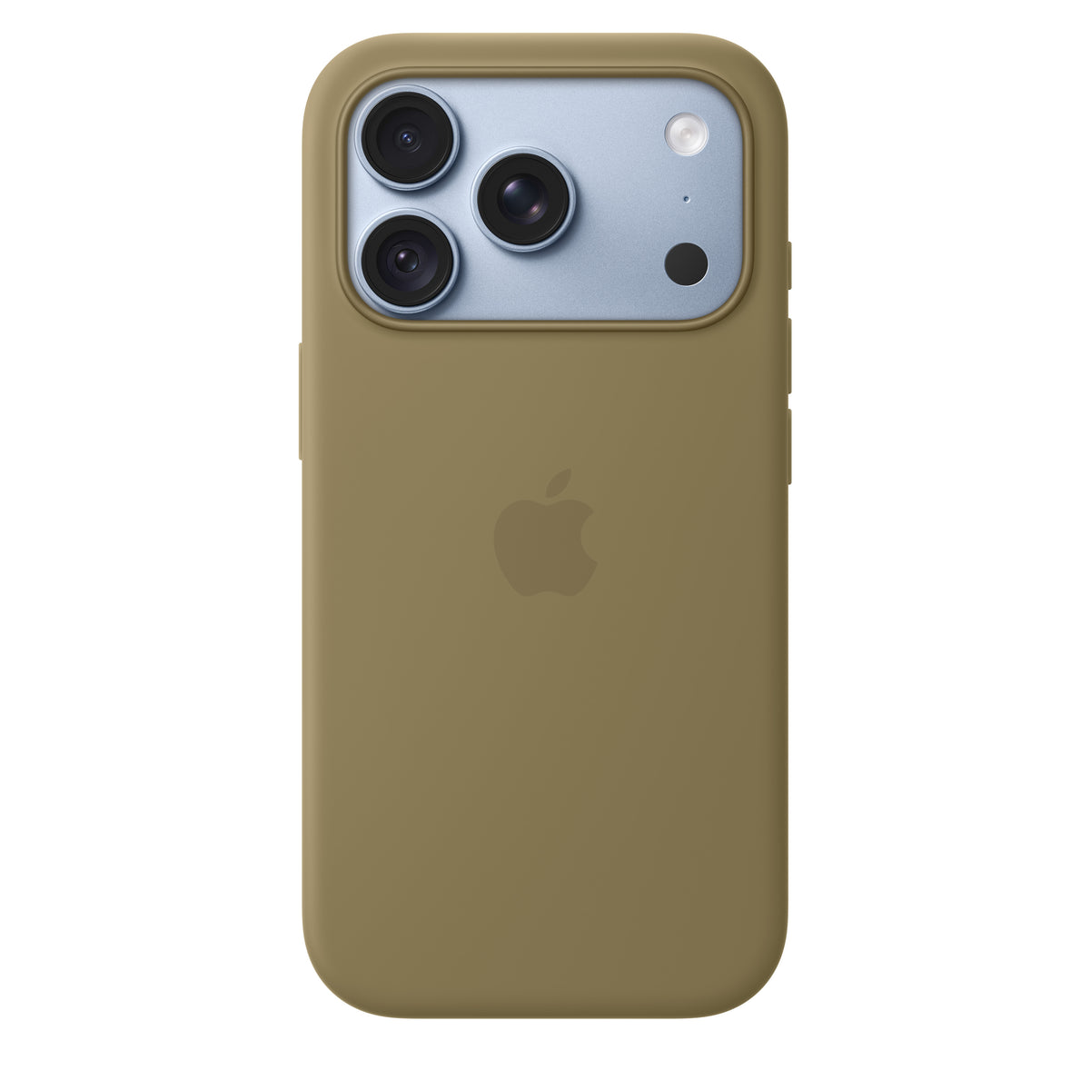 Coque en silicone avec MagSafe pour iPhone 18 Pro - Olive