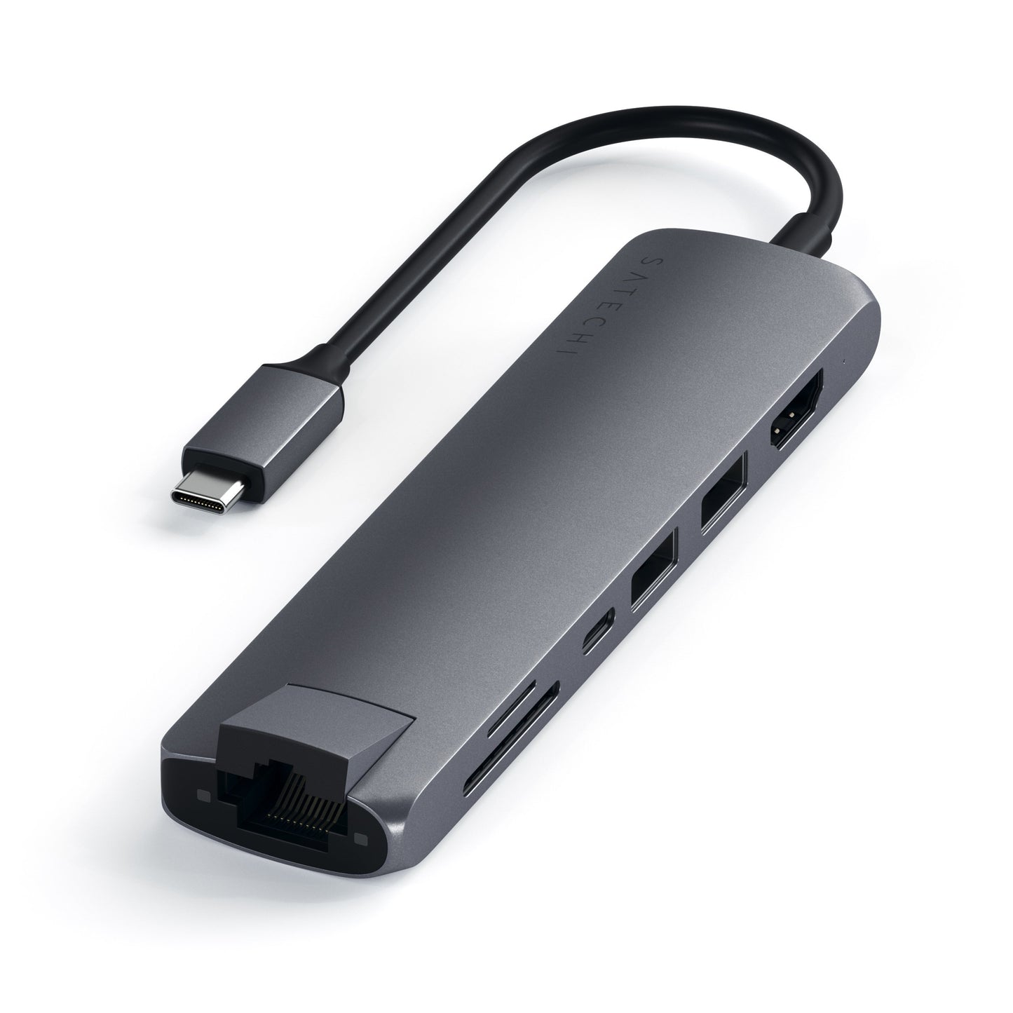 Satechi Hub Multiport USB-C pour Mac •  Gris Sidéral