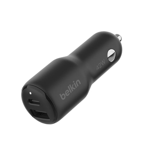 Belkin • Chargeur de voiture double port 42 W • Noir