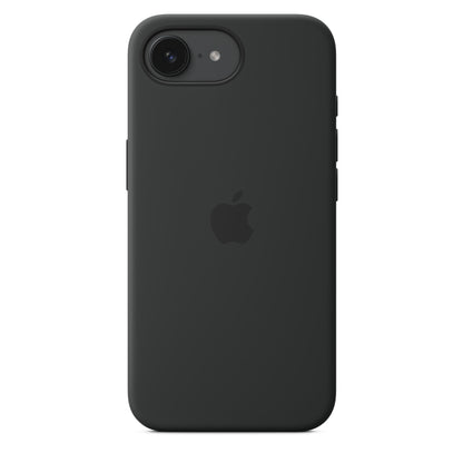 Apple Coque en silicone pour iPhone 16e • Noir