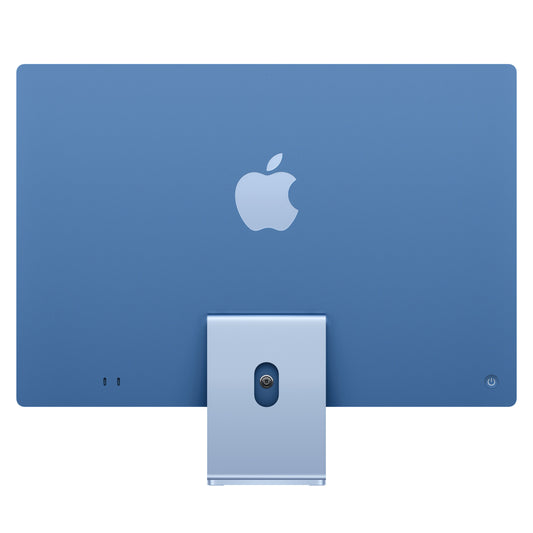 iMac 24 pouces avec écran Retina 4,5K: Puce Apple M4 avec CPU 8 cœurs et GPU 8 cœurs, 256 Go SSD - Bleu