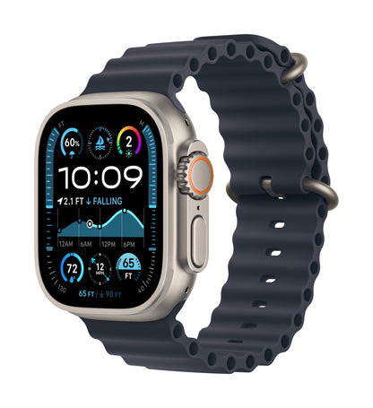 Apple Watch Ultra 2 • Naturel • 49 mm • Bracelet Océan Marine