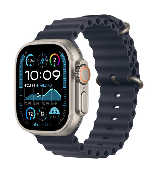 Apple Watch Ultra 2 • Naturel • 49 mm • Bracelet Océan Marine