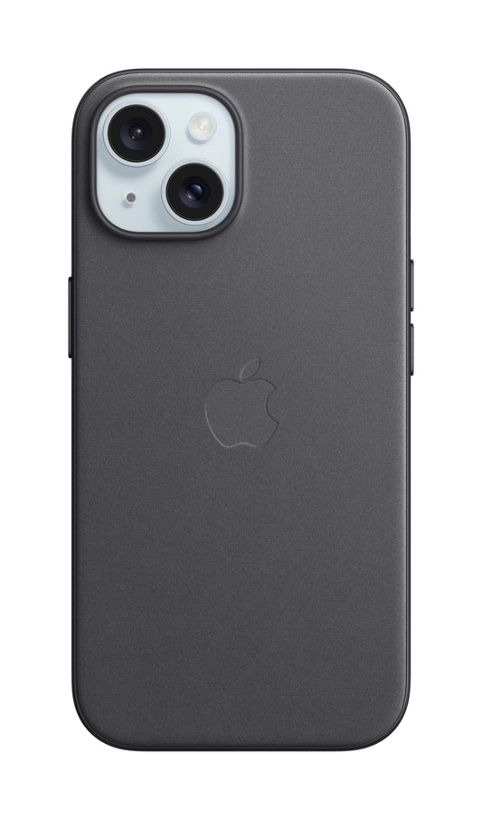 Apple Coque en tissage fin avec MagSafe pour iPhone 15 • Noir