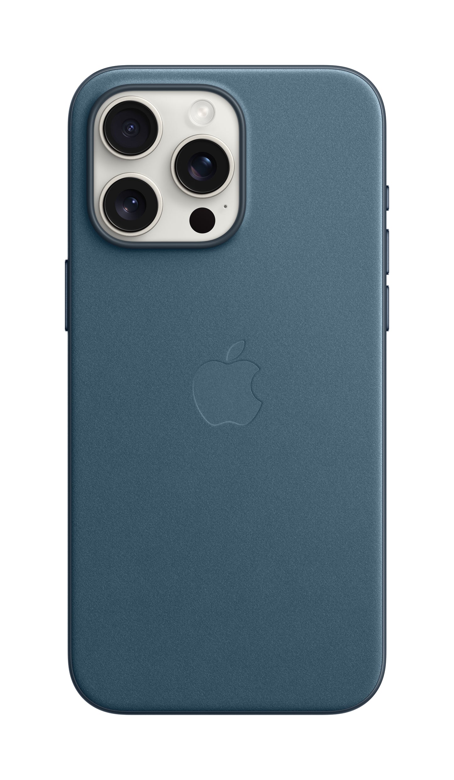 Apple Coque en tissage fin avec MagSafe pour iPhone 15 Pro Max • Bleu Pacifique