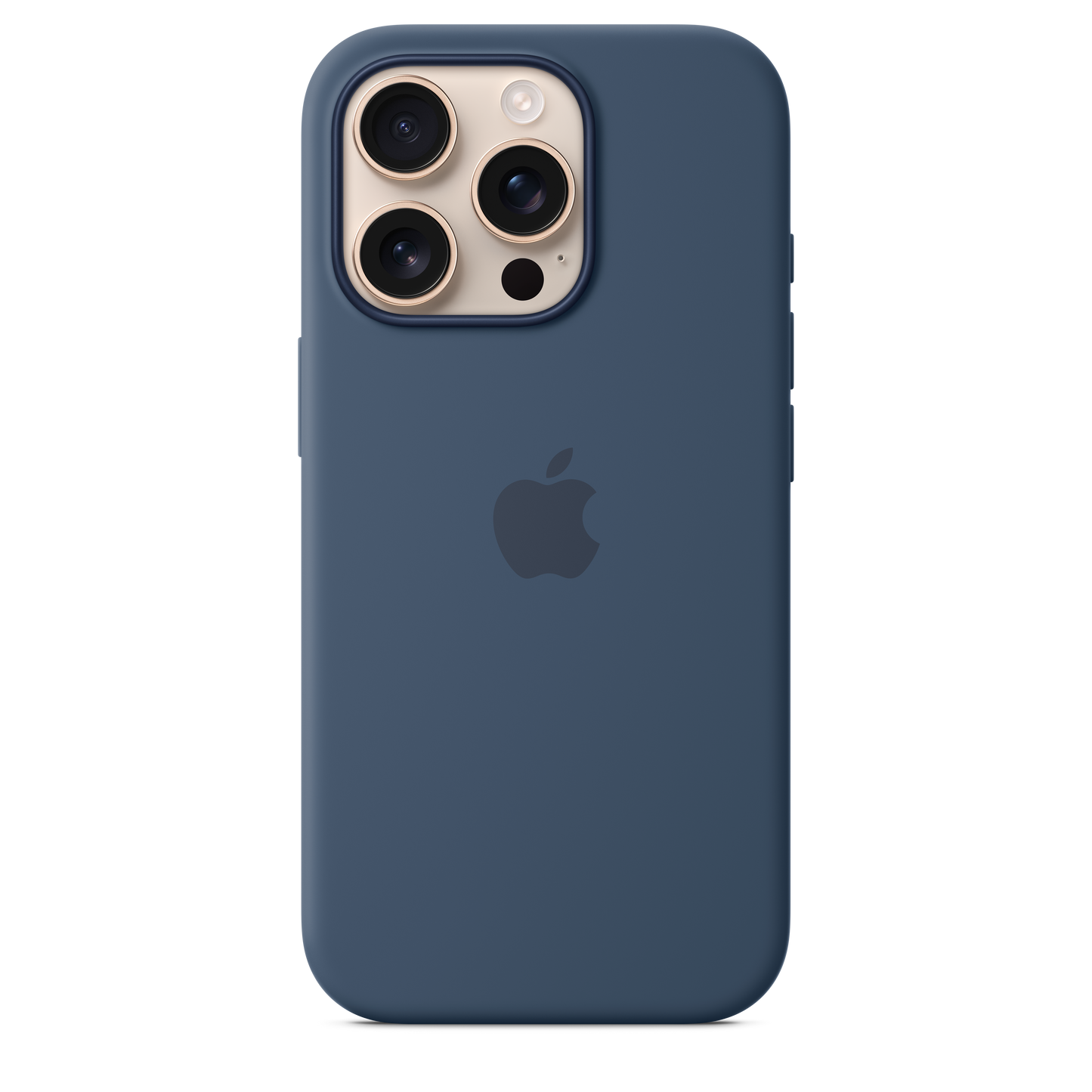 Coque en silicone avec MagSafe pour iPhone 16 Pro - Denim