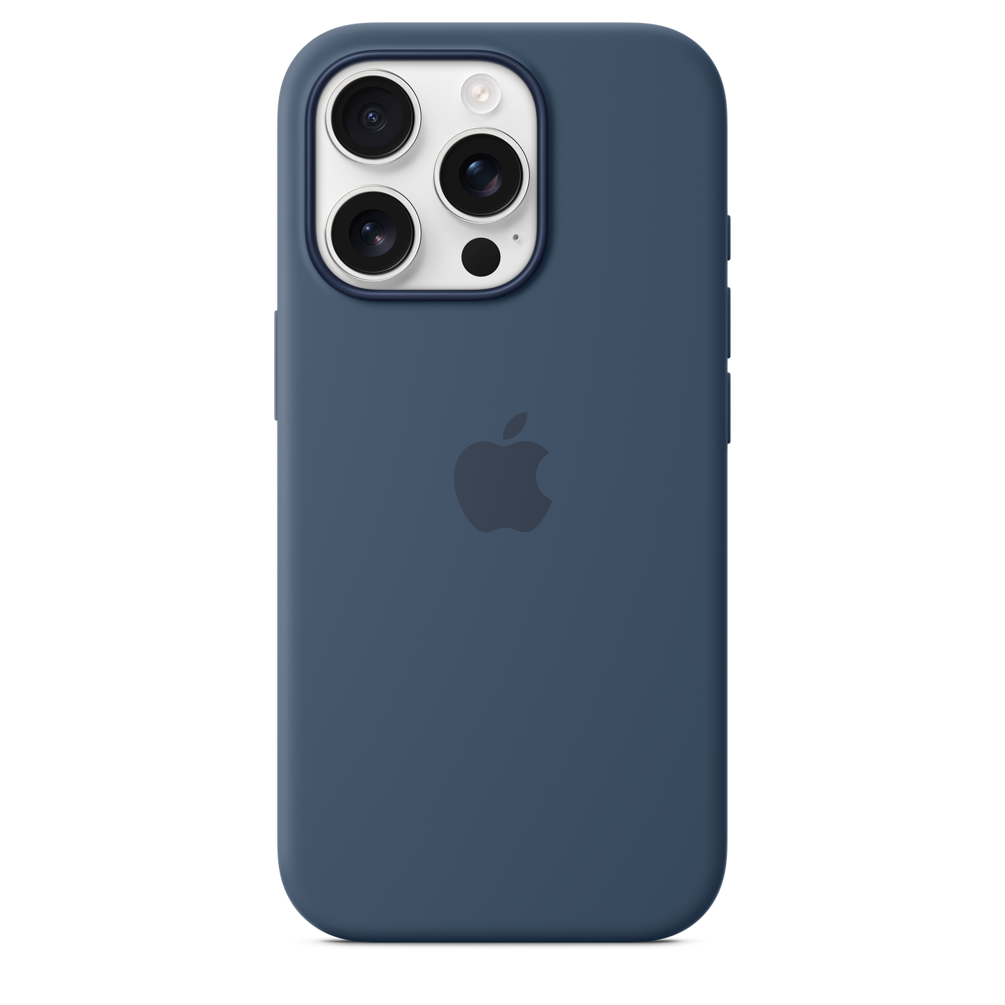 Coque en silicone avec MagSafe pour iPhone 16 Pro - Denim