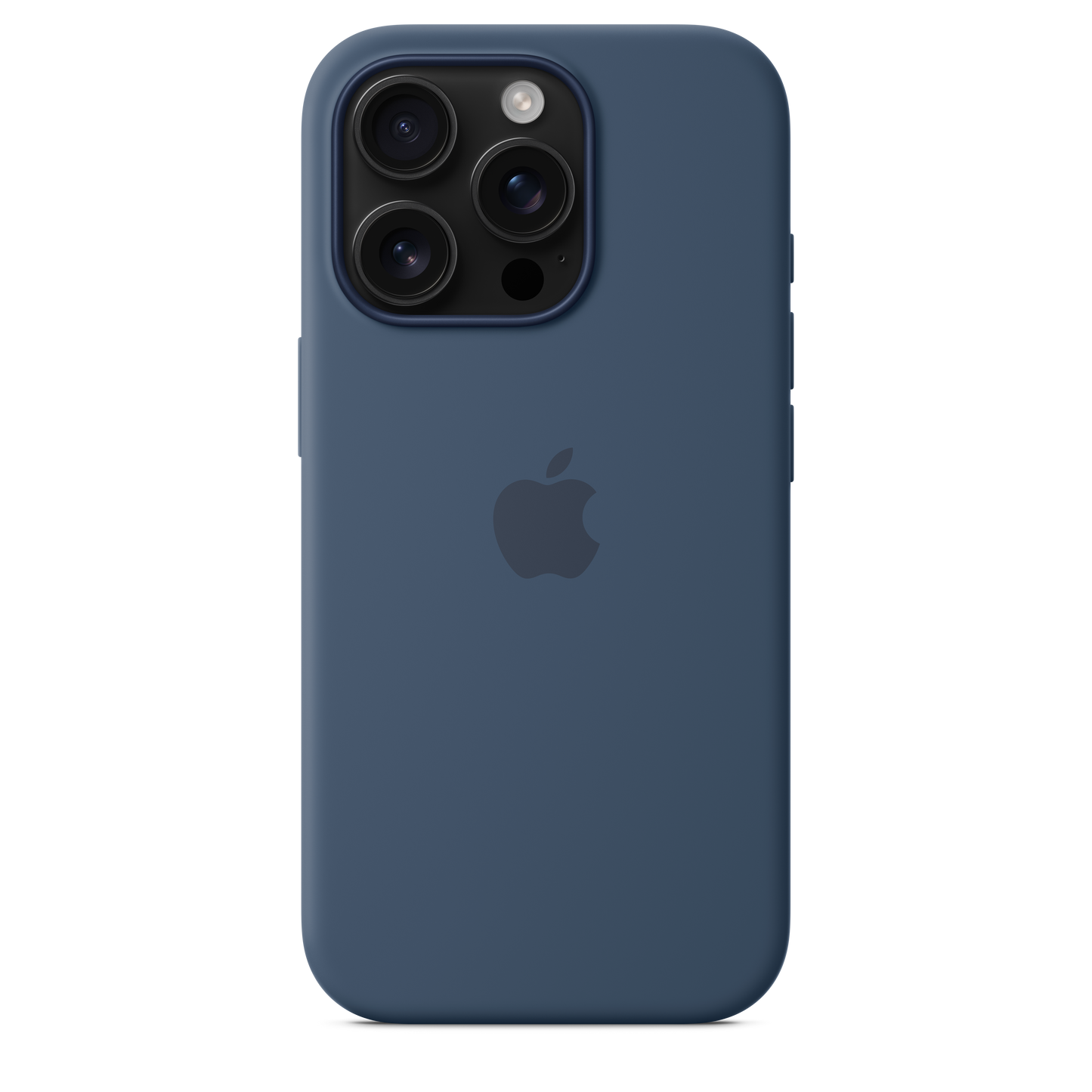 Coque en silicone avec MagSafe pour iPhone 16 Pro - Denim