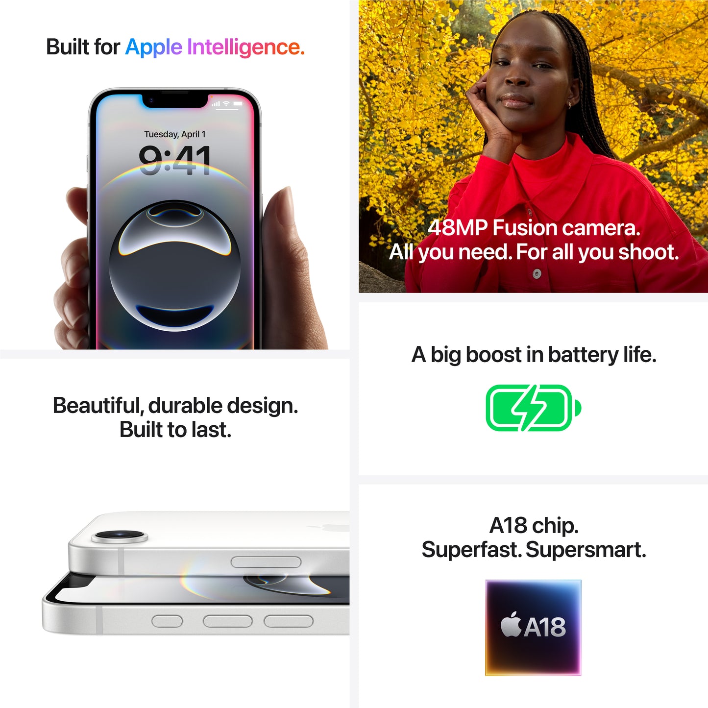 iPhone 16e • 256GB • Blanc