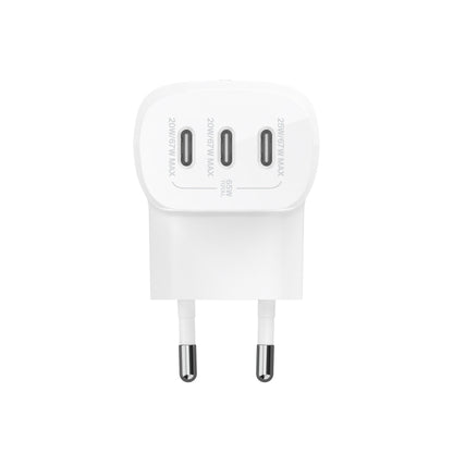 Belkin BoostCharge Chargeur Mural 3 x USB-C • 67W