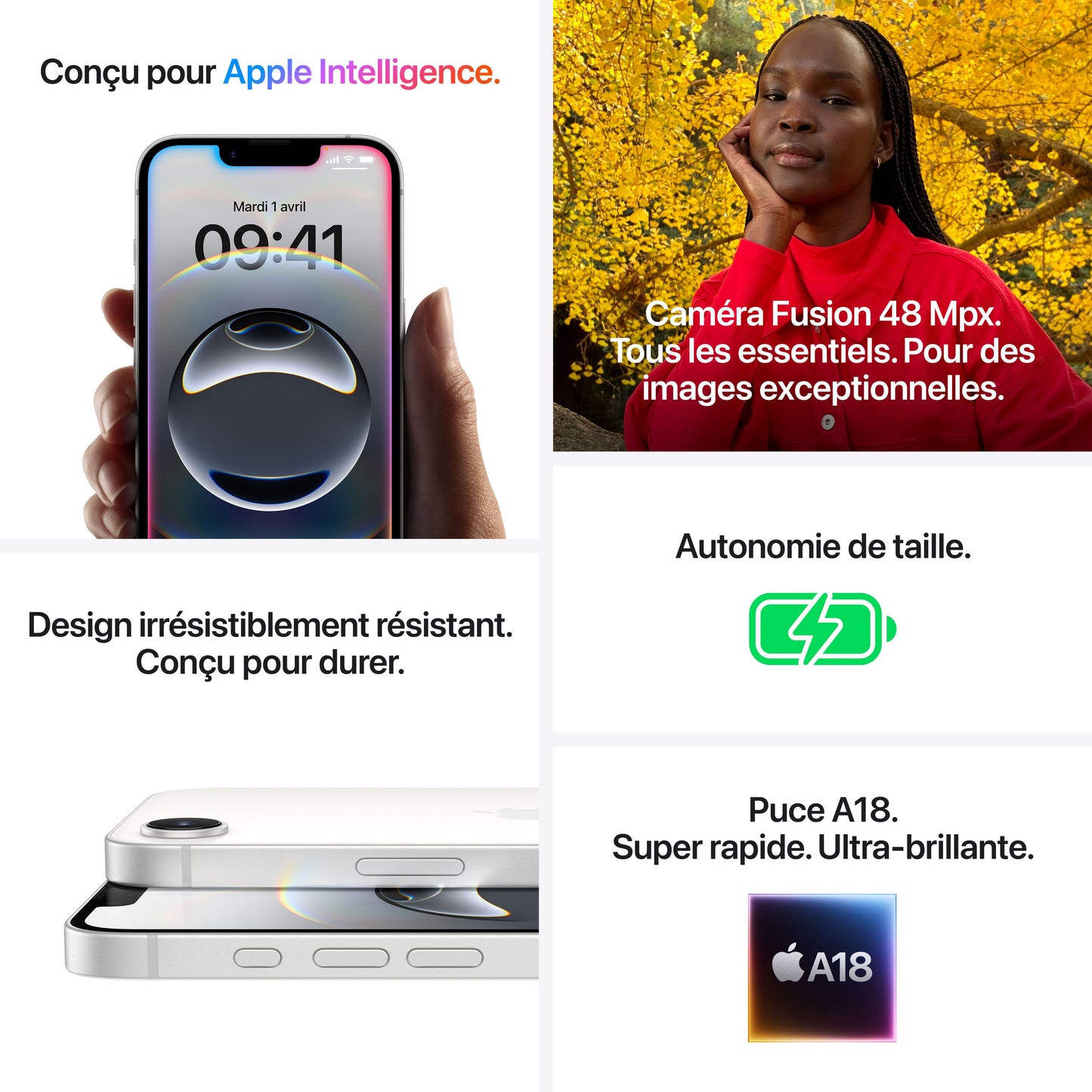 iPhone 16e 512 Go Blanc