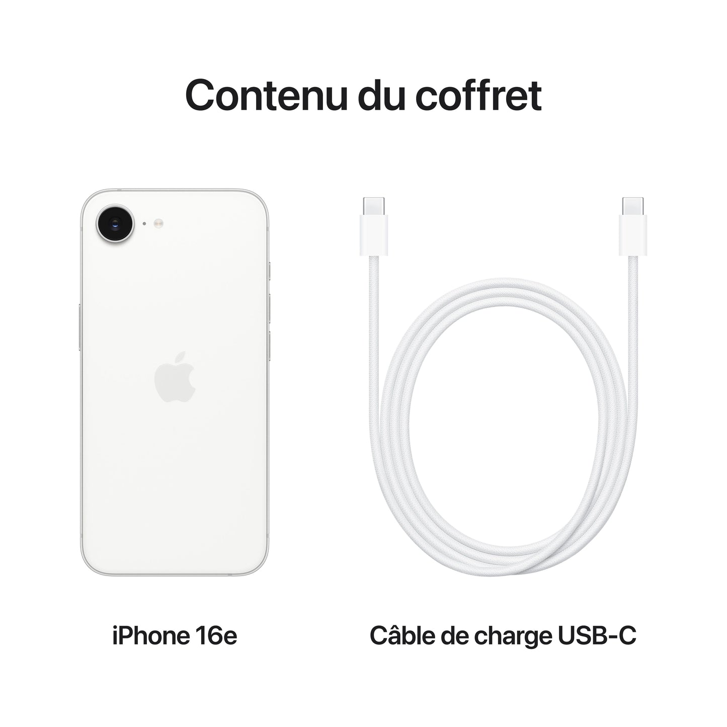 iPhone 16e 512 Go Blanc