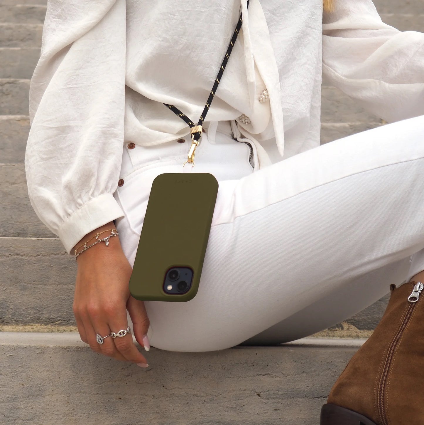 Casyx Cordon Universel pour iPhone • Noir Infini