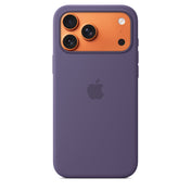 Coque en silicone avec MagSafe pour iPhone 17 Pro Max – Brume violette